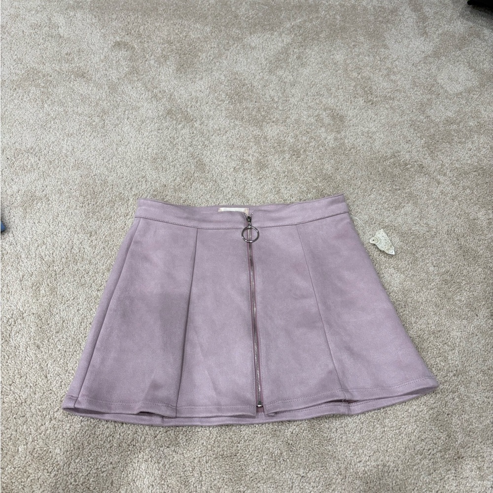 Altar'd State Lilac Skater Skirt with Zipper